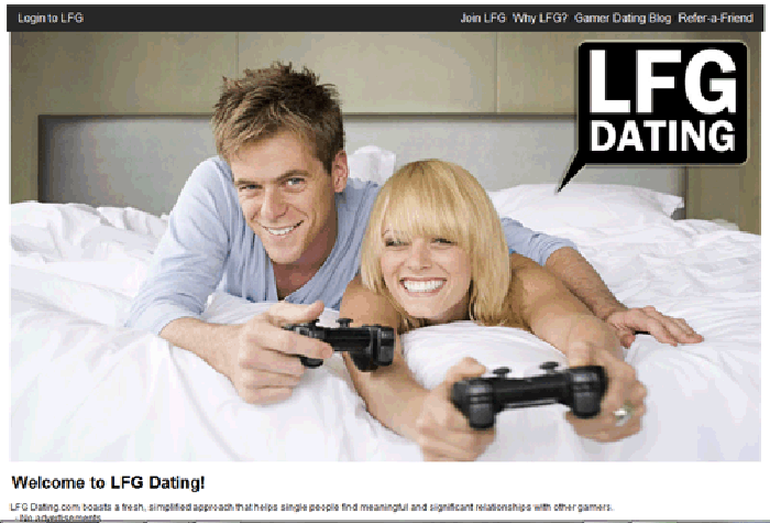 LFG Is THE Gamer Dating Site