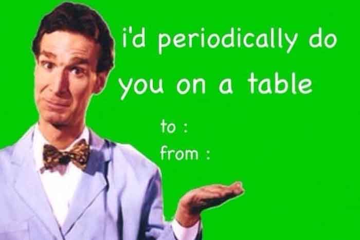 Funny Bill Nye Valentine's Day Meme