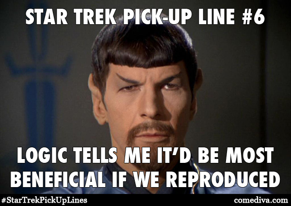 Well said, Spock.