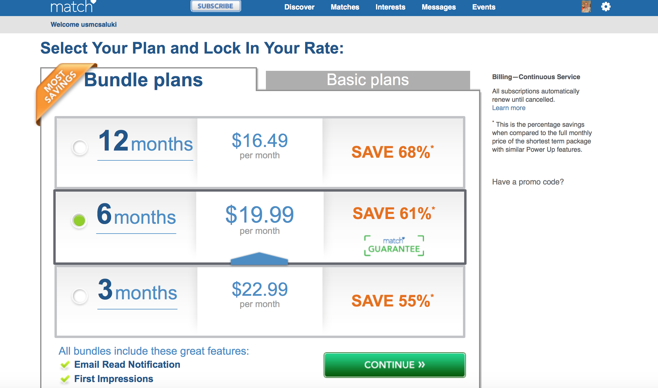 match online dating prices