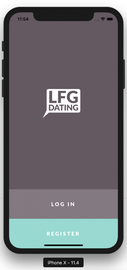 LFGdating iOS Alpha Screenshot