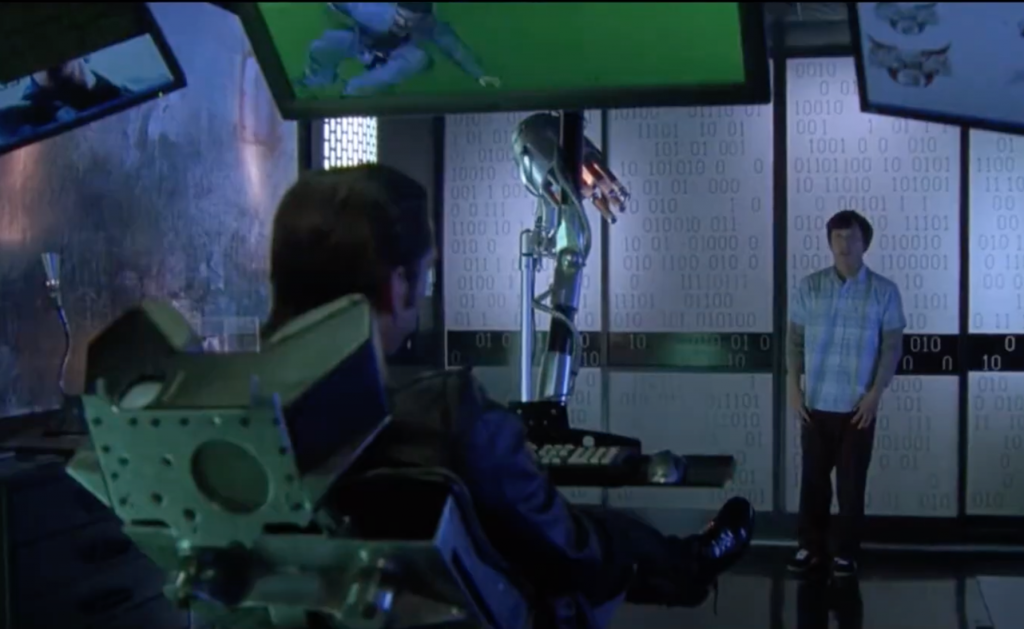 Screenshot of Grandma's Boy Movie of JP Coding Eternal Deathslayer 3 in His Office